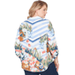 Plus Size Ruby Rd. Set Sail Picnic Scene Knot Front Blouse - image 2