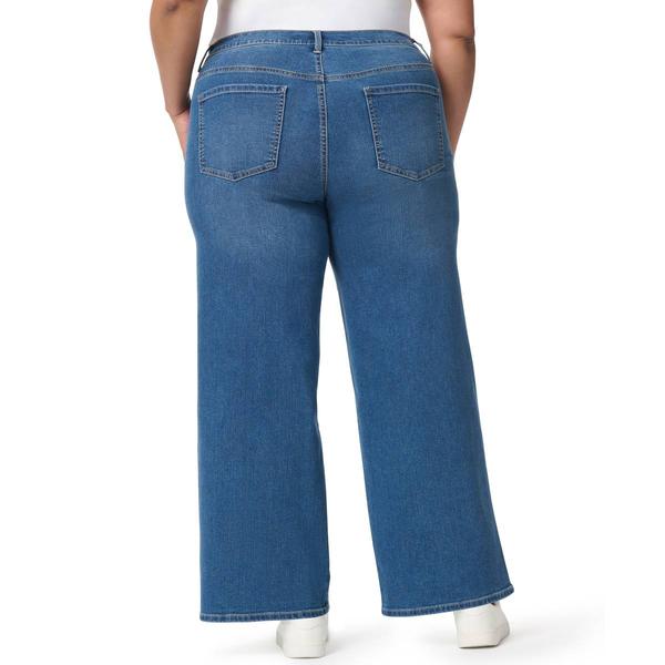Plus Size Gloria Vanderbilt Amanda Wide Leg Jeans - Average