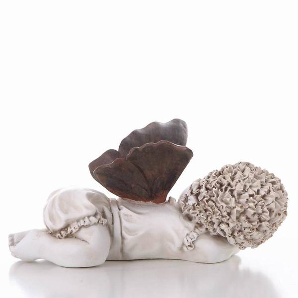 Hi-Line Gift Baby Fairy Sleeping Garden Statue