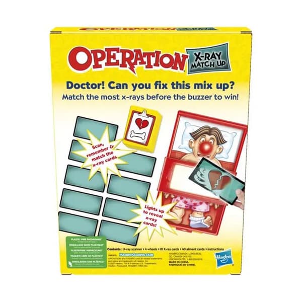Hasbro Operation X-Ray Match Up