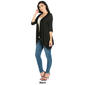 Womens 24/7 Comfort Apparel Elbow Length Sleeve Open Cardigan - image 3