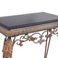 9th & Pike® Bronze Metal Traditional Console Table with Mirror - image 5