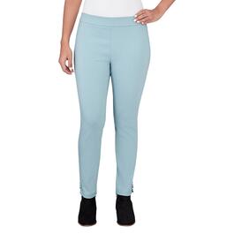 Petites Emaline St. Kitts Solid Ankle Length Pants