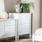 Baxton Studio Callison Spindle 4-Drawer Vertical Chest - image 9