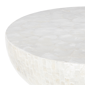9th & Pike® Modern Cream Capiz Shell Accent Table - image 6
