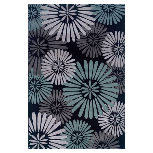 Linon Milan Collection Daisy Rectangle Accent Rug - 2x3 - image 