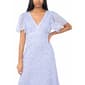 Womens MSK Short Ruffle Sleeve Floral Empire Waist Dress - image 4