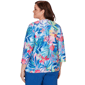 Plus Size Alfred Dunner The Royal Treatment Tropical Blouse - image 2