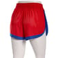 Juniors Jolie & Joy Sporty Mesh Americana Dolphin Shorts- Salsa - image 3