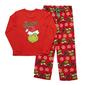 Womens Holiday Traditions 99% Grinch Pajama Set - image 1