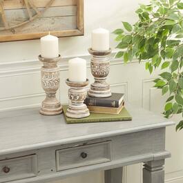 9th & Pike&#174; Weathered Candle Holder - Set of 3