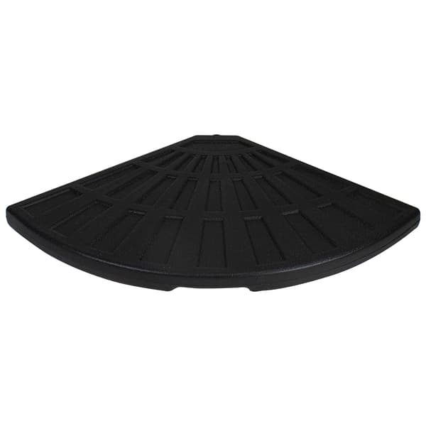 Northlight Seasonal 26lbs Black Fan Shaped Off-Set Umbrella Stand