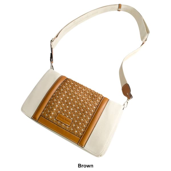 Tommy Bahama Woven Flap Crossbody Bag