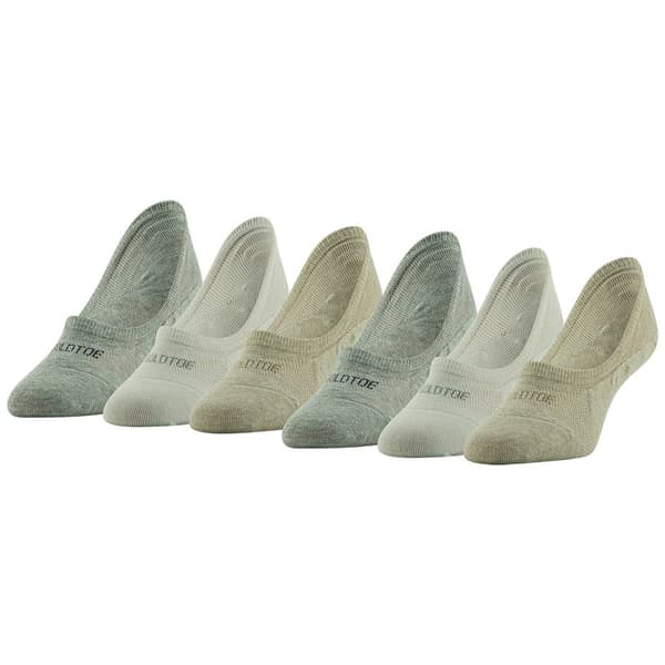 Womens Gold Toe 6pk. Everyday Ballerina No Show Socks