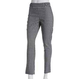 Juniors Joe B Millennium Pull On Plaid Ankle Pants