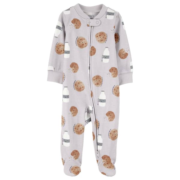 Baby Unisex (NB-9M) Carters(R) Cookies & Milk iLock Sleep N Play - image 