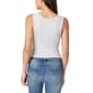 Juniors Wallflower Square Neck Padded Cup Tank Top - image 2