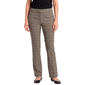 Womens Zac & Rachel Plaid Straight Leg Pants - image 1