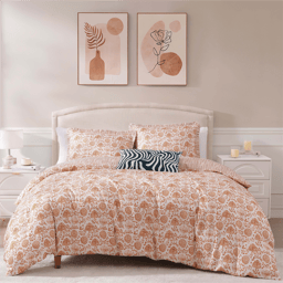BebeTeen By Bebejan Clay Trees Reversible Comforter Set