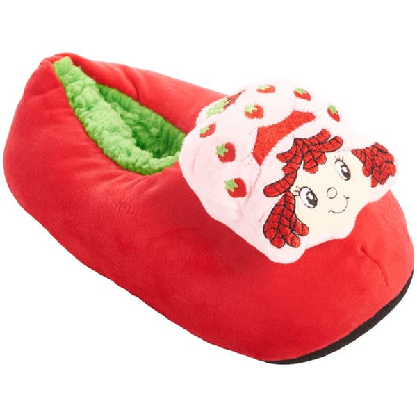 Womens Fuzzy Babba Strawberry Shortcake™ Pillow Slippers