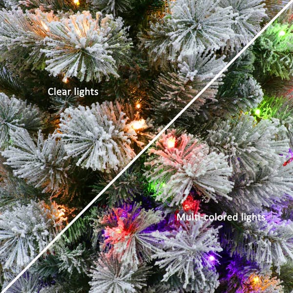 Puleo International 6ft. Pre-Lit Spruce Christmas Tree