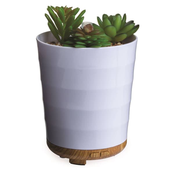 Candle Warmers Etc. Potted Succulent Essential Oil Diffuser - image 