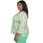 Plus Size Alfred Dunner Rise & Shine Bright Stroke Blouse - image 4