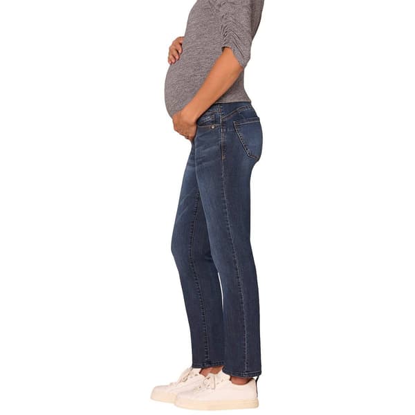Womens Democracy "Ab"solution® Indigo Maternity Straight Jeans