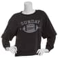 Juniors No Comment Sunday Football Crewneck Sweatshirt - image 1