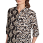Womens Alfred Dunner Natural Instinct Twin Scroll Button Down - image 5