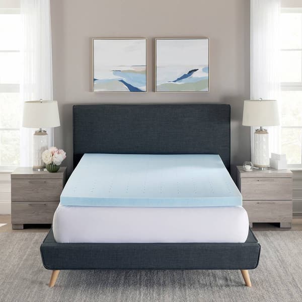 Bodipedic&#8482; 4in. Gel-Infused Memory Foam Mattress Topper