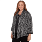 Plus Size Alfred Dunner Barcelona Chevron Two In One Blouse - image 3