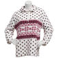 Petite Hasting & Smith Long Sleeve Cozy Dot Zip Sherpa Jacket - image 1