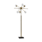 HomeRoots 64in. Brass Six Light LED Novelty Floor Lamp - image 1