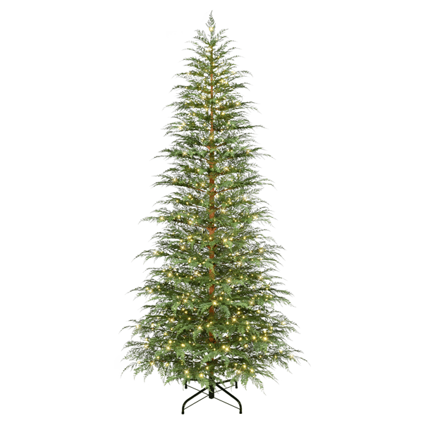 Puleo International 9ft. Pre-Lit Cypress Christmas Tree