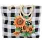 Renshun Sunflower Fabric Tote with Rope Handles - image 1