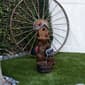 Alpine Cardinal Birdhouse Cascading Barrel Fountain - image 5