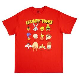 Young Mens Looney Tunes Character Short Sleeve Graphic Tee