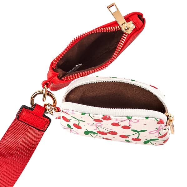 Womens Ds Fashion 2pc. Cardcase with Wristlet - Cherry/Red