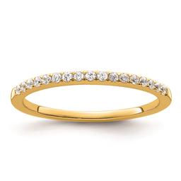 Pure Fire 14kt. Yellow Gold Lab Grown Diamond Wedding Band
