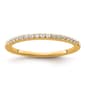 Pure Fire 14kt. Yellow Gold Lab Grown Diamond Wedding Band - image 1