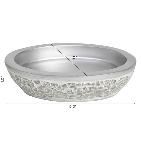 Sweet Home Collection Glamour Soap Dish