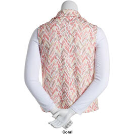 Plus Size Hasting & Smith Ikat Pattern Quilted Vest