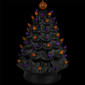 Northlight LED Lighted Ceramic Halloween Tree with Pumpkin - image 3