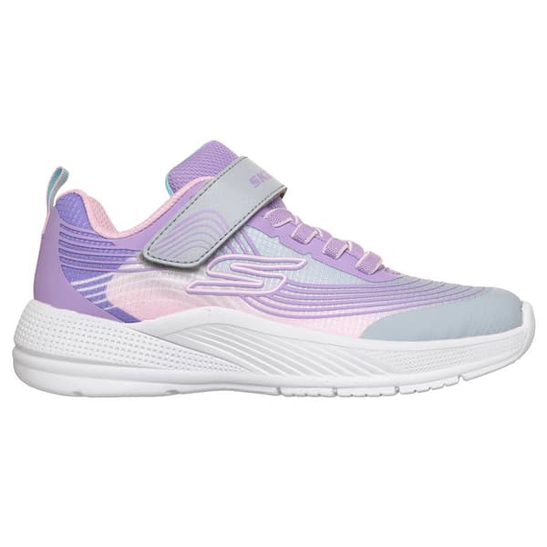 Girls Skechers Microspec Advance Athletic Sneaker