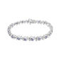 Gemstones Classics&#8482; Blue Tanzanite & Diamond Bracelet - image 2