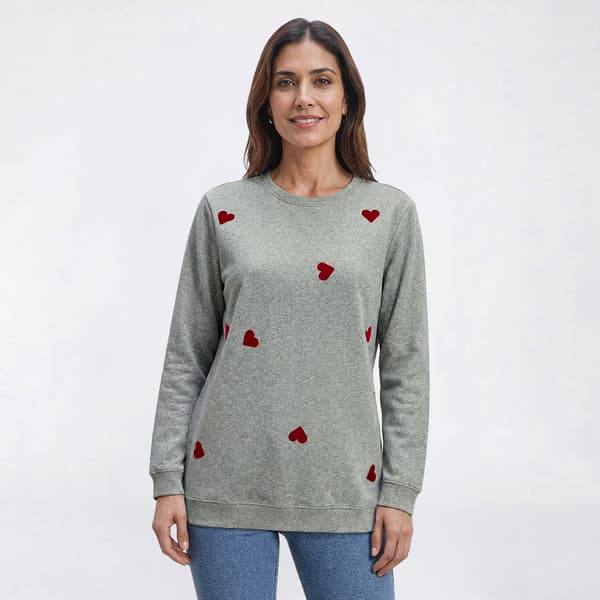 Plus Size Bare Your Soul By Sweet Soul Heart Sweatshirt - image 