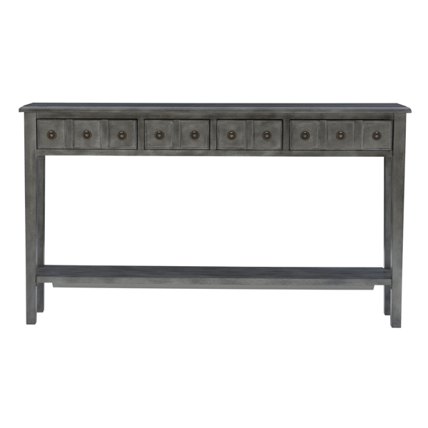 Linon Home Decor Daisy Grey Console Table