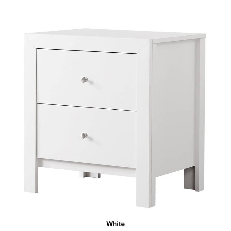 Passion Furniture Burlington 2-Drawer Nightstand