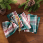 Threadmade Holiday Fireside Plaid Napkins - Set of 8 - image 3